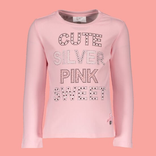 Bild Le Chic Shirt Cute Silver Sweet pink crystal #5412